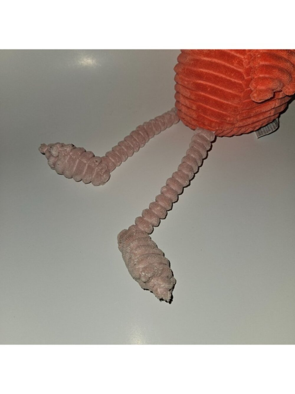 Jellycat Cordy Roy Flamingo Plush Ribbed Stuffed Animal Toy 18" Lovey Coral Pink - Picture 3 of 10